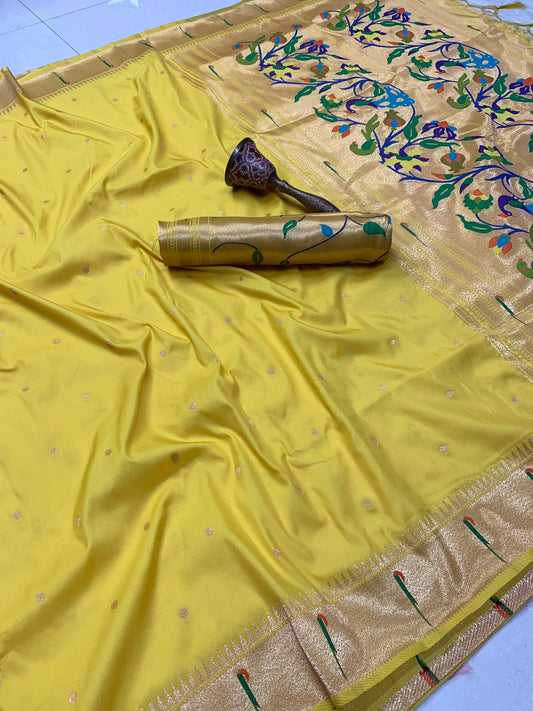 Tanisha Gold Zari Paithani
