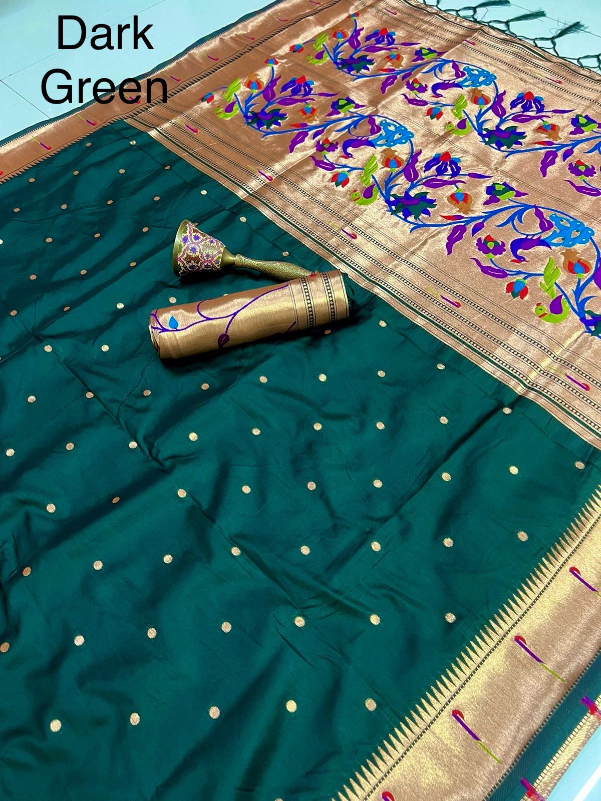 Tanisha Gold Zari Paithani