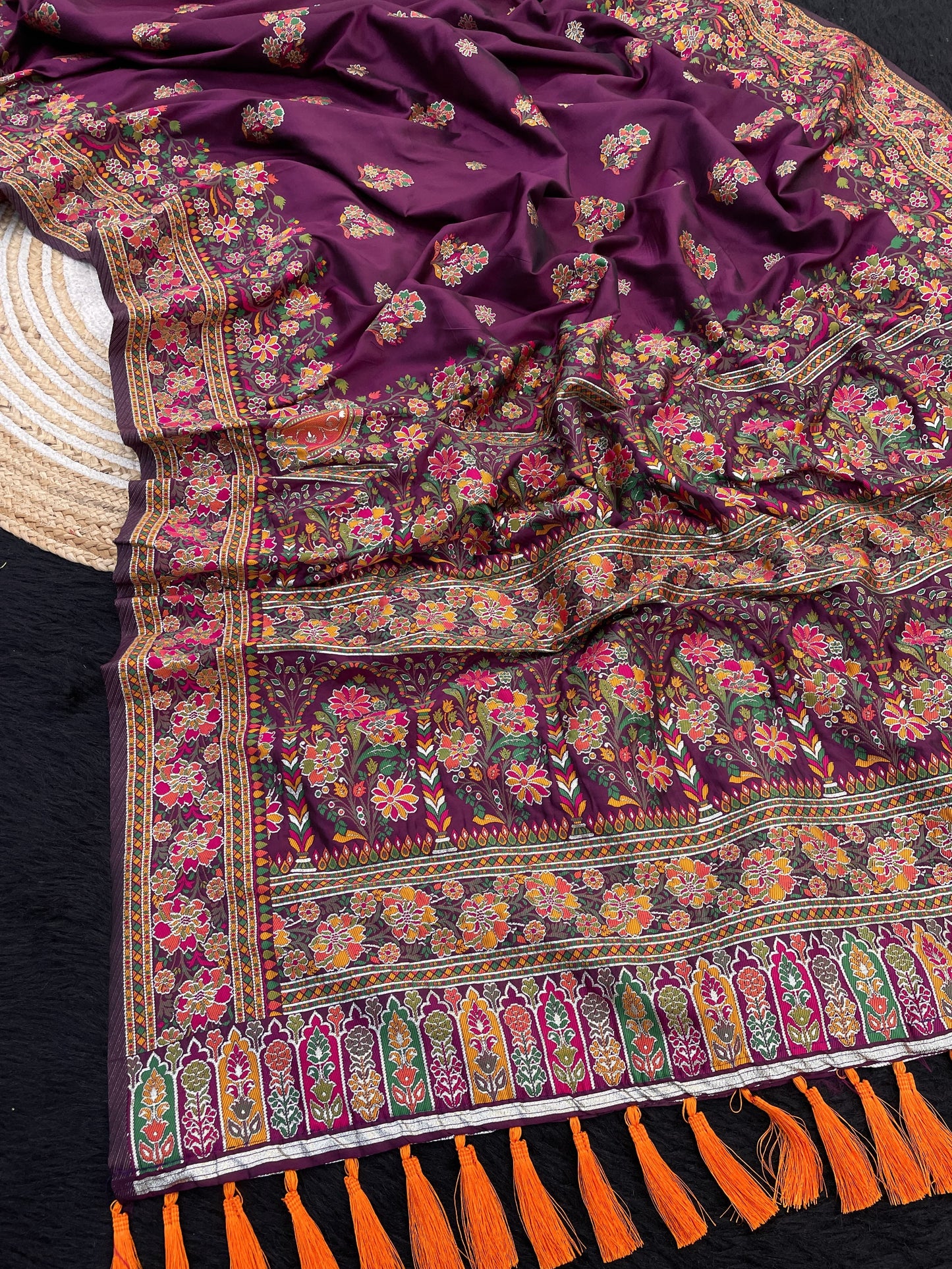 JASMINE  PASHMINA SAREE