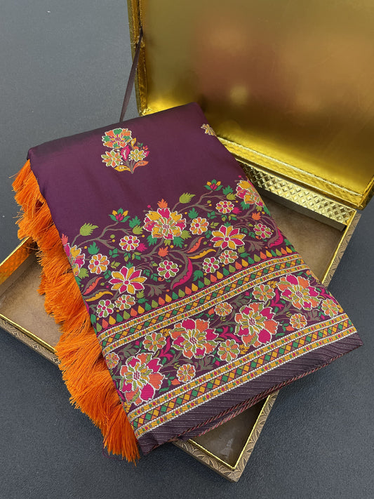 JASMINE  PASHMINA SAREE