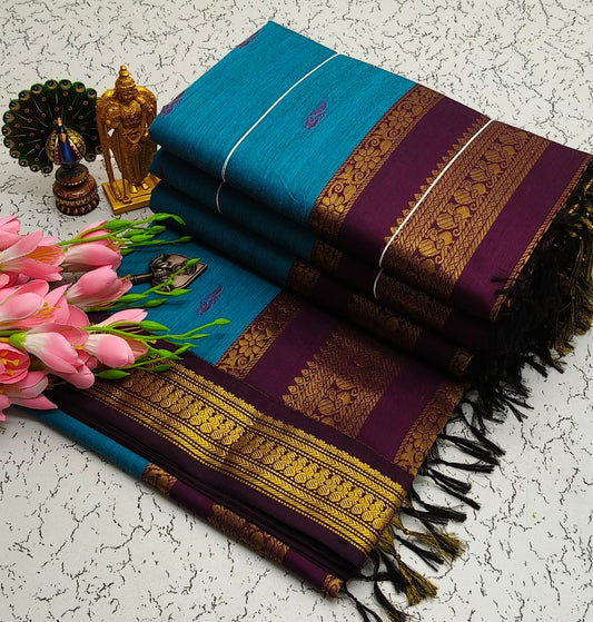 GADWAL COTTON SAREE 🦚