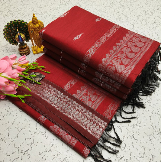 GADWAL COTTON SAREE 🦚