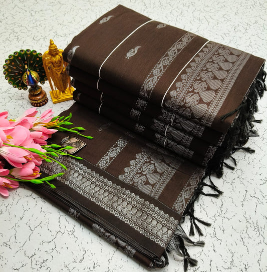 GADWAL COTTON SAREE 🦚