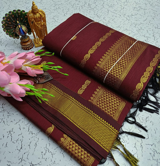 GADWAL COTTON SAREE 🦚
