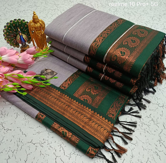GADWAL COTTON SAREE 🦚