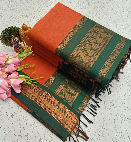 GADWAL COTTON SAREE 🦚
