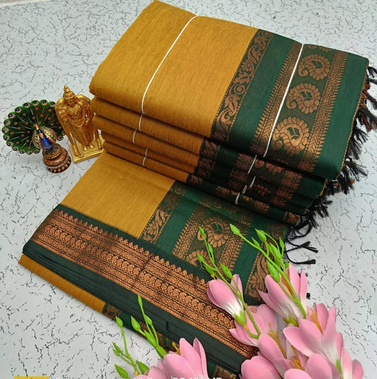 GADWAL COTTON SAREE 🦚