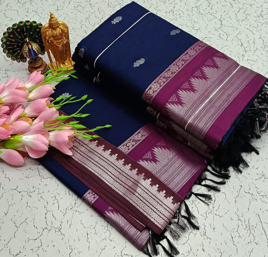 GADWAL COTTON SAREE 🦚