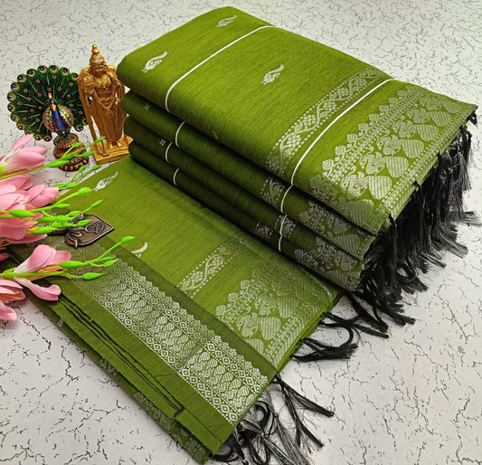 GADWAL COTTON SAREE 🦚