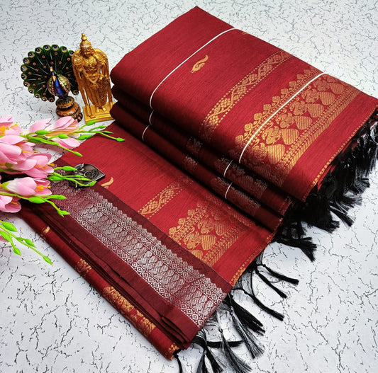 GADWAL COTTON SAREE 🦚
