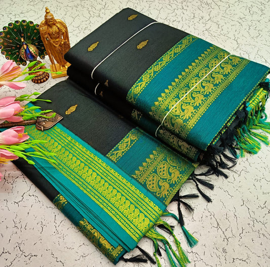 GADWAL COTTON SAREE 🦚