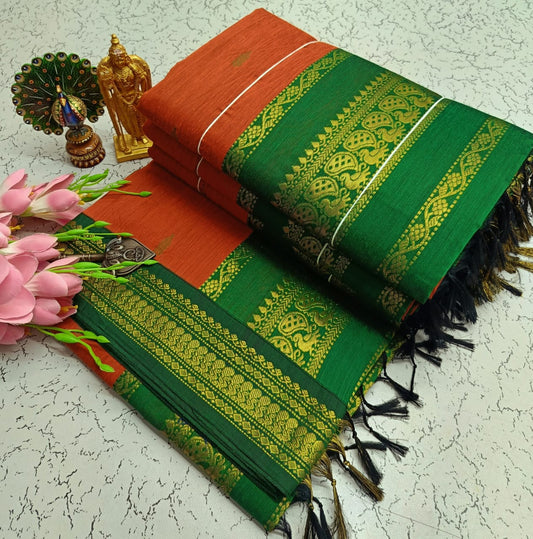 GADWAL COTTON SAREE 🦚