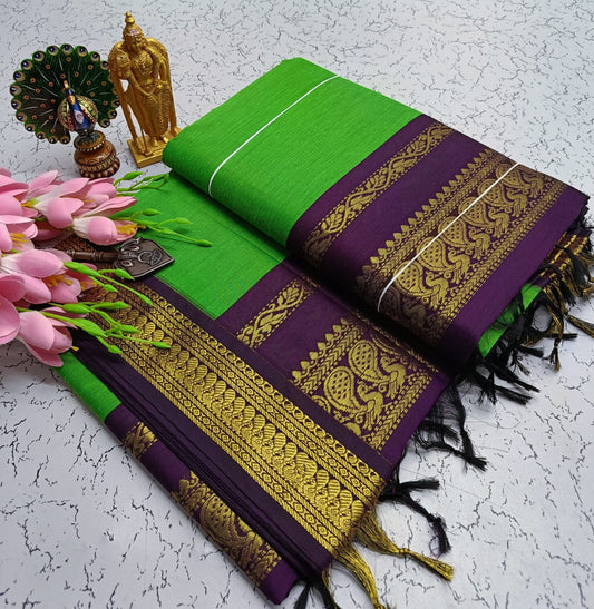 GADWAL COTTON SAREE 🦚