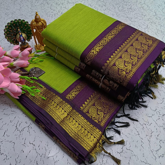 GADWAL COTTON SAREE 🦚