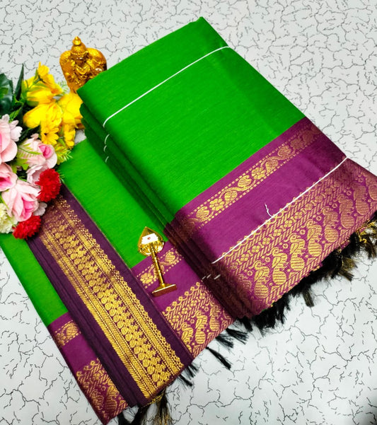 GADWAL COTTON SAREE 🦚