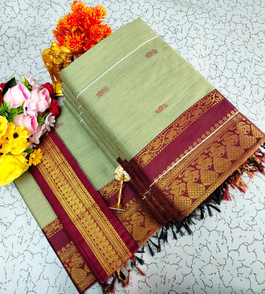 GADWAL COTTON SAREE 🦚