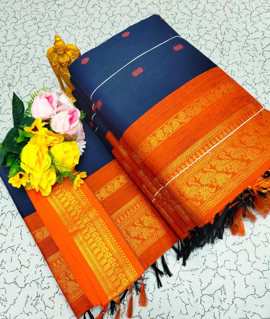 GADWAL COTTON SAREE 🦚