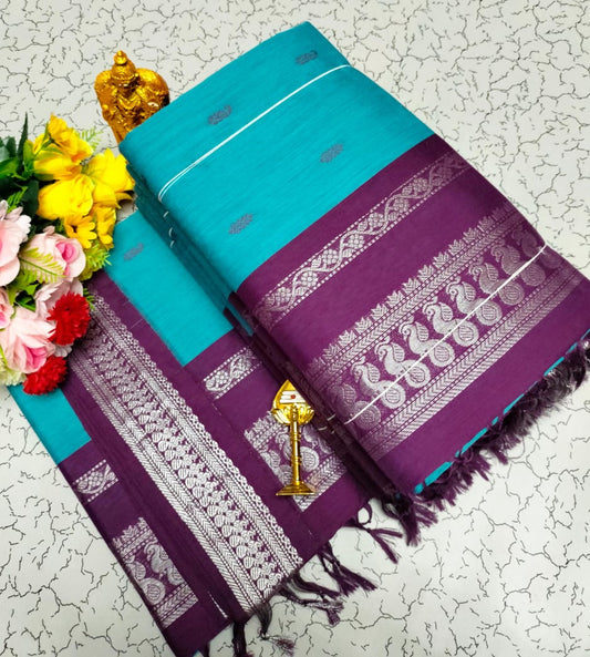 GADWAL COTTON SAREE 🦚