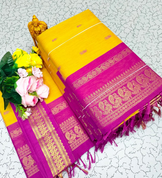 GADWAL COTTON SAREE 🦚