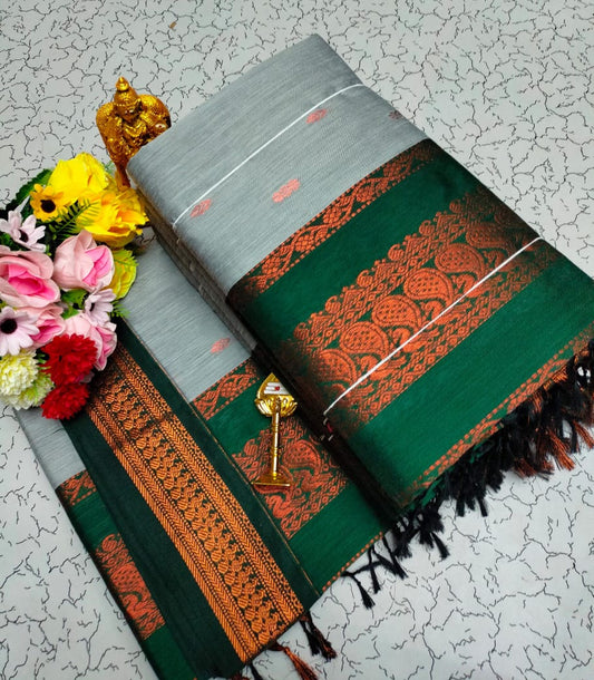 GADWAL COTTON SAREE 🦚