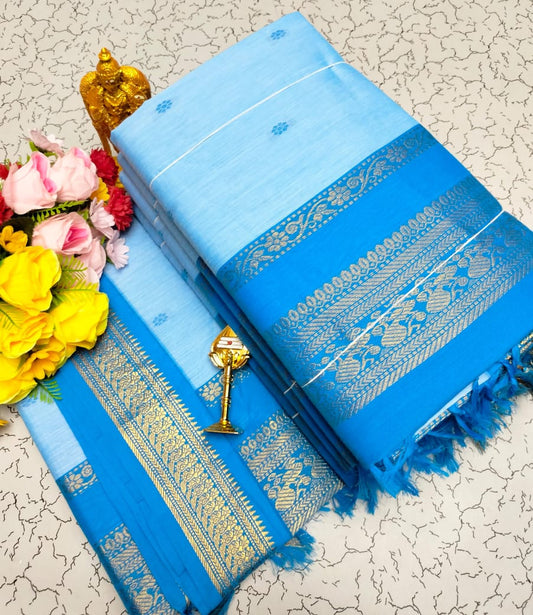 GADWAL COTTON SAREE 🦚