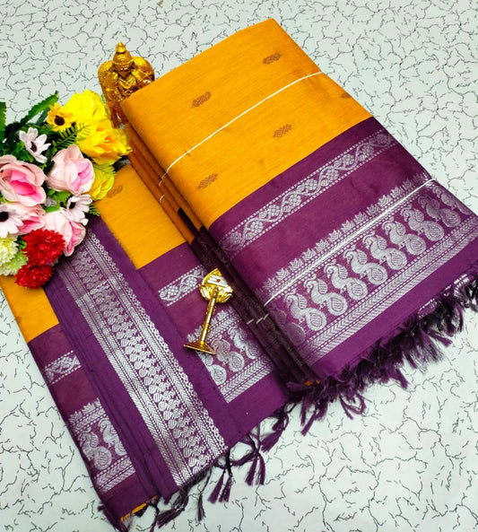 GADWAL COTTON SAREE 🦚