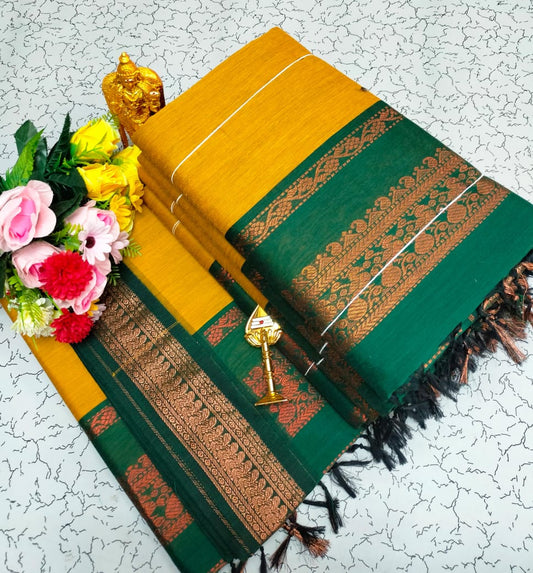 GADWAL COTTON SAREE 🦚
