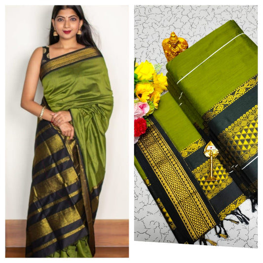 GADWAL COTTON SAREE 🦚