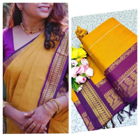 GADWAL COTTON SAREE 🦚