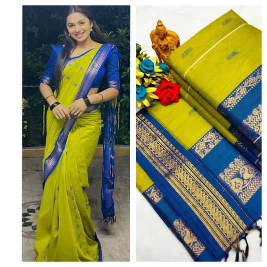 GADWAL COTTON SAREE 🦚