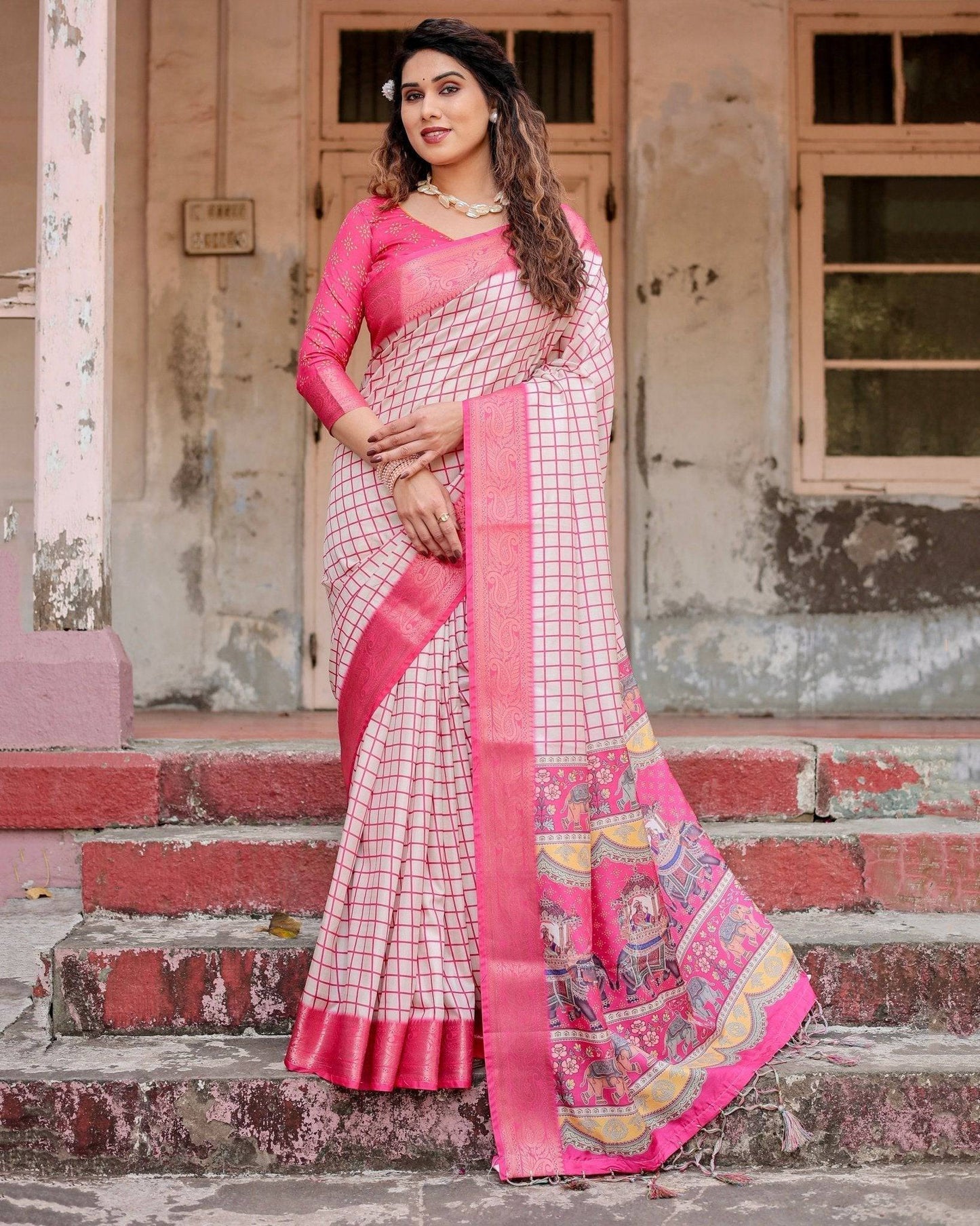 ARUNIMA TUSSAR SILK SAREE