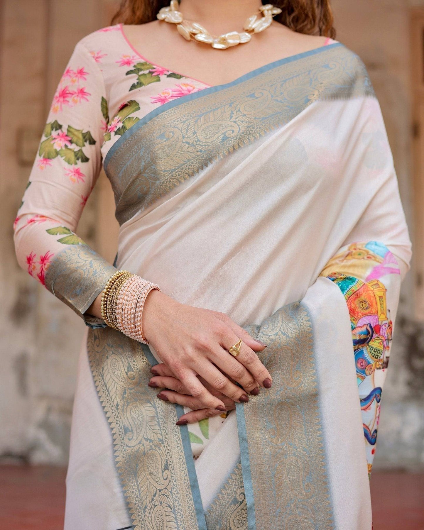 ARUNIMA TUSSAR SILK SAREE