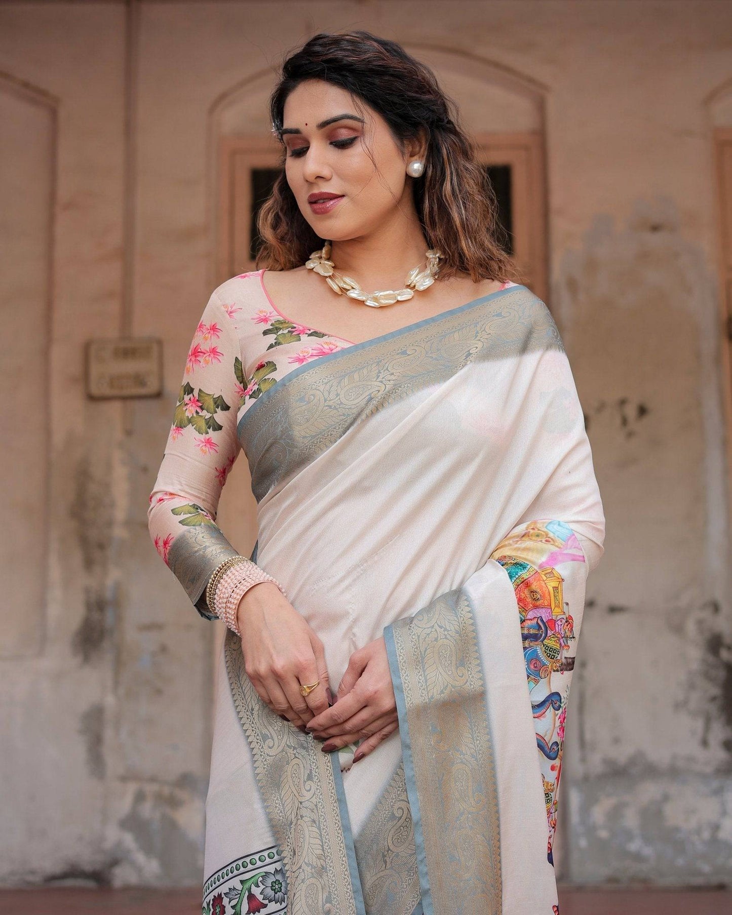ARUNIMA TUSSAR SILK SAREE