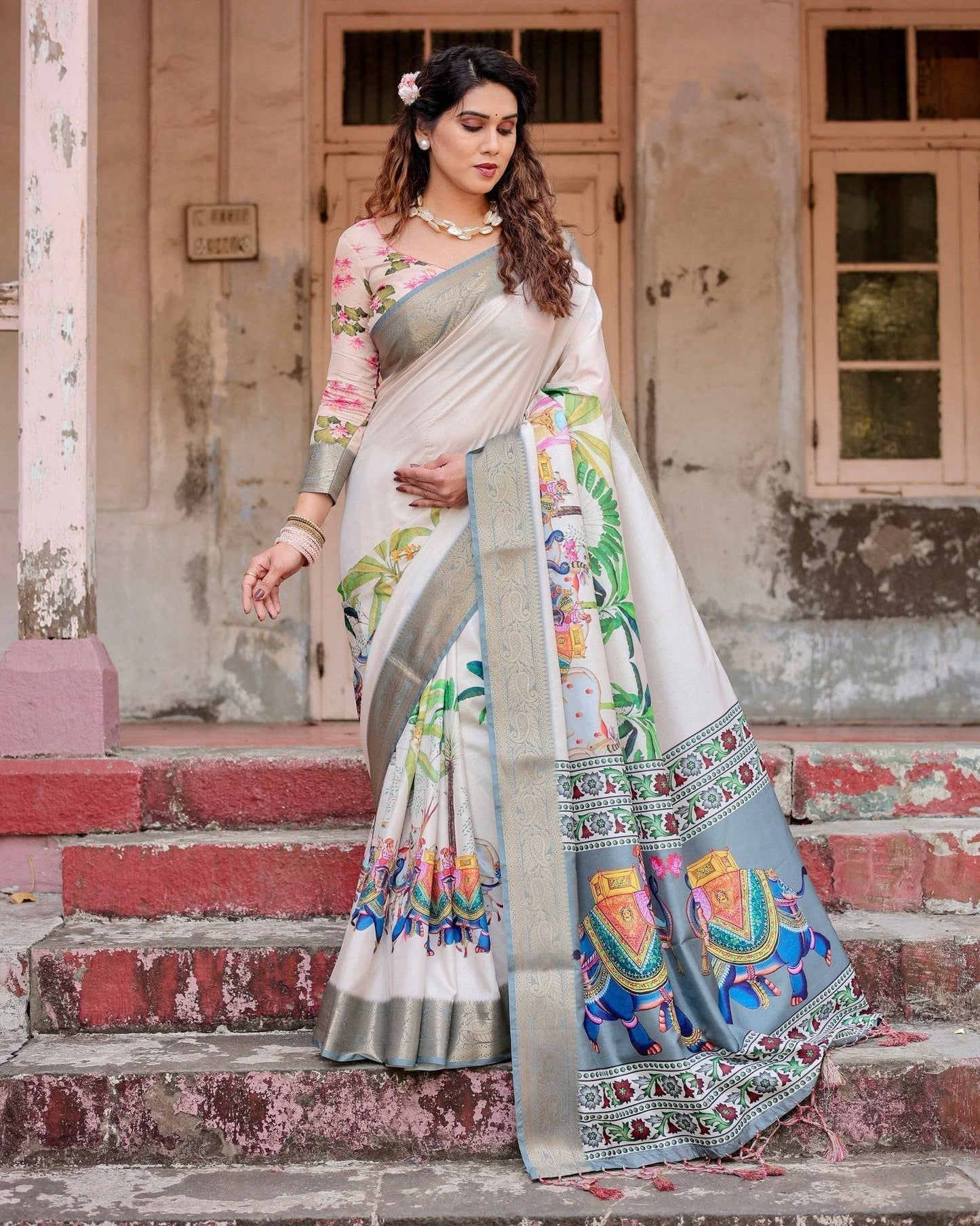 ARUNIMA TUSSAR SILK SAREE