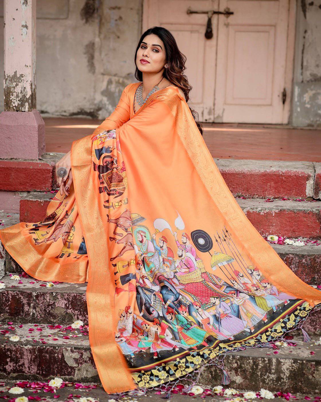 ARUNIMA TUSSAR SILK SAREE