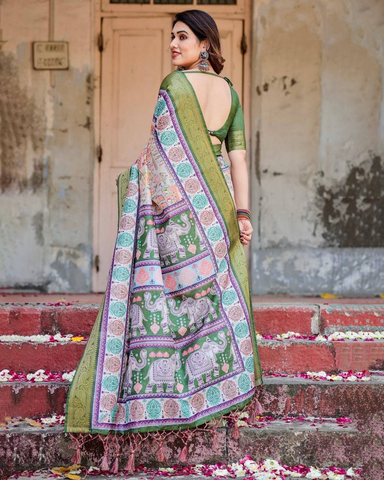 ARUNIMA TUSSAR SILK SAREE