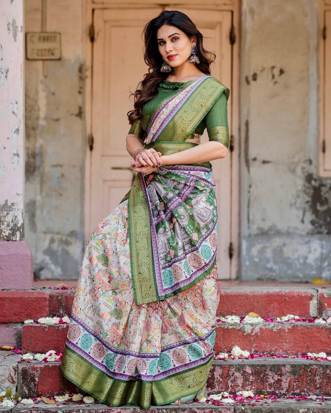 ARUNIMA TUSSAR SILK SAREE