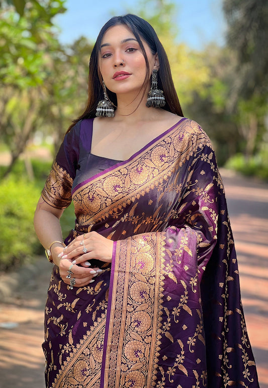 INAAYA  KATAN SILK SAREE